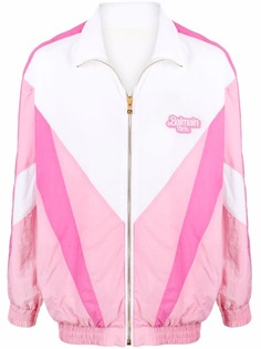 Balmain спортивная куртка с логотипом из коллаборации с Barbie