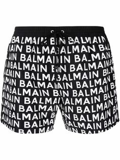Balmain плавки-шорты с логотипом