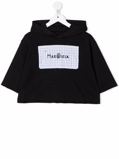 MM6 Maison Margiela Kids худи с нашивкой-логотипом