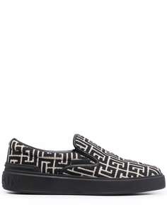 Balmain слипоны с монограммой