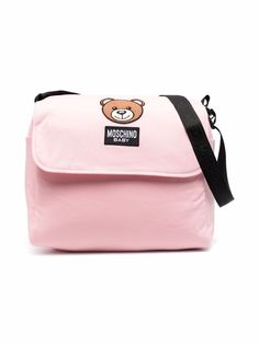 Moschino Kids пеленальная сумка с вышивкой Teddy