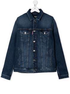 Dsquared2 Kids джинсовая куртка с логотипом