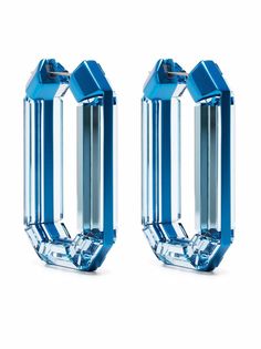 Swarovski серьги-кольца Lucent