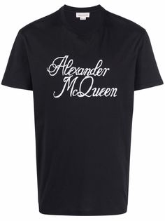 Alexander McQueen футболка с логотипом