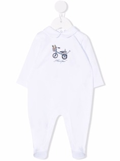 Emporio Armani Kids боди с вышивкой