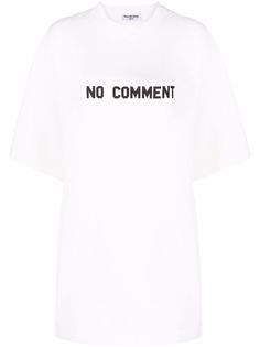 Balenciaga футболка оверсайз No Comment