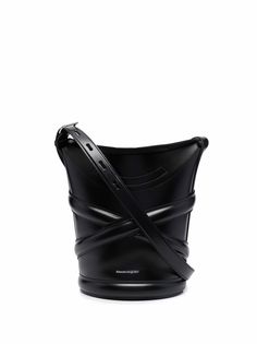 Alexander McQueen кожаная сумка-ведро