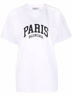 Balenciaga футболка с логотипом Paris