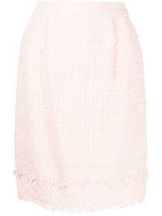 Chanel Pre-Owned твидовая юбка-карандаш 2010-х годов