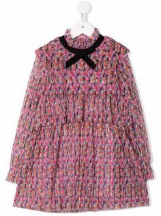 Philosophy Di Lorenzo Serafini Kids платье миди с графичным принтом