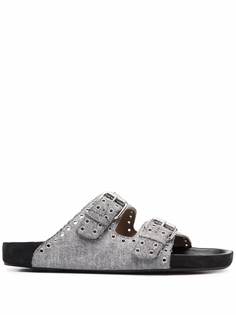 Isabel Marant джинсовые сандалии с люверсами