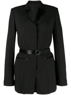 Helmut Lang ромпер строгого кроя с поясом