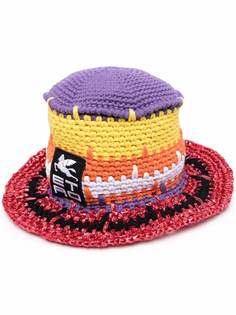 ETRO шляпа в технике кроше с логотипом