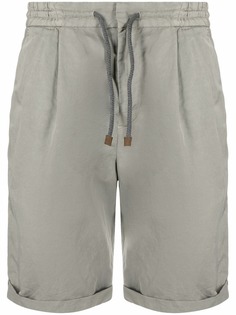 Brunello Cucinelli шорты чинос с кулиской