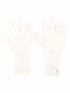 Holzweiler кашемировые перчатки в рубчик