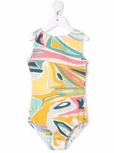 Emilio Pucci Junior купальник с абстрактным узором