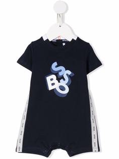 BOSS Kidswear ромпер с логотипом