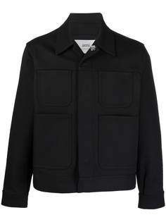 AMI Paris джинсовая куртка с накладными карманами