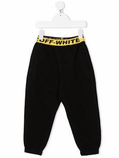 Off-White Kids спортивные брюки с логотипом