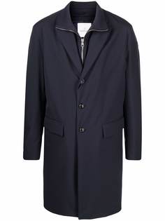 Moncler однобортный пуховик Pallu