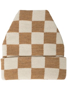 Loeffler Randall трикотажная шапка бини в клетку