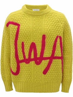 JW Anderson джемпер с вышитым логотипом