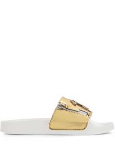 Giuseppe Zanotti шлепанцы Brett с логотипом