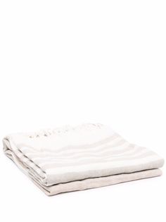 Brunello Cucinelli льняное покрывало в полоску