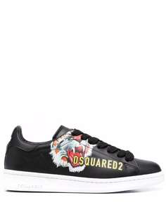 Dsquared2 кеды с принтом