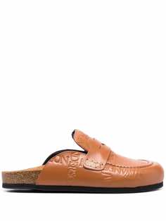 JW Anderson мюли с тисненым логотипом