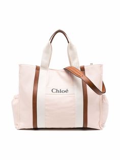 Chloé Kids пеленальная сумка с логотипом