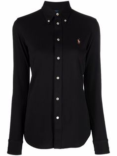 Polo Ralph Lauren рубашка с вышитым логотипом