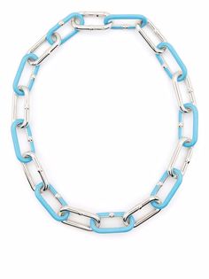 Bottega Veneta серебряное колье Chains