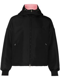 Alexander McQueen ветровка с вышитым логотипом