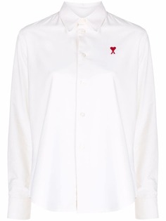 AMI Paris рубашка с монограммой Ami De Coeur