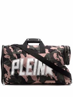 Philipp Plein дорожная сумка с камуфляжным принтом