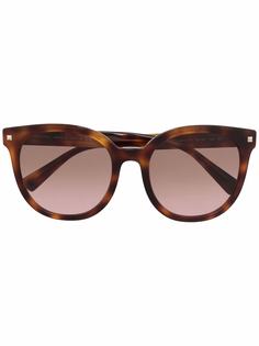 Valentino Eyewear очки Rockstud в круглой оправе