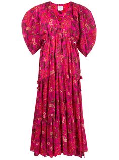 Misa Los Angeles платье макси Ysabel с цветочным принтом