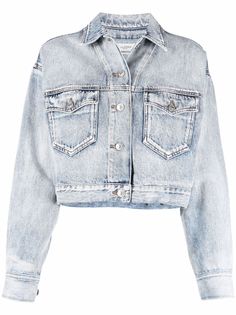 Isabel Marant Étoile укороченная джинсовая куртка