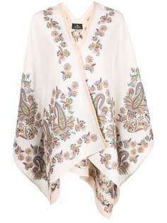 ETRO кейп с принтом пейсли