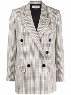 Isabel Marant Étoile двубортный блейзер в клетку