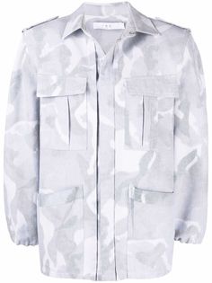 IRO куртка-рубашка с принтом