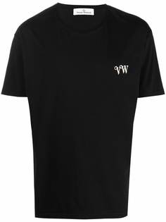 Vivienne Westwood футболка из органического хлопка с вышитым логотипом