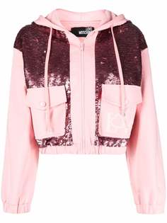 Love Moschino бомбер с пайетками