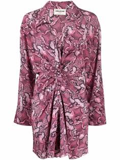 Zadig&Voltaire платье-рубашка Rozo длины мини