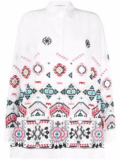 Ermanno Scervino рубашка с вышивкой