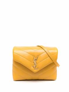 Saint Laurent стеганая мини-сумка Loulou Toy