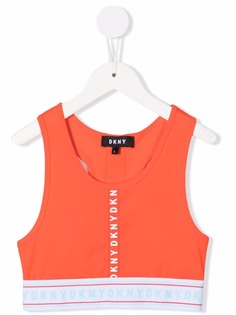 Dkny Kids спортивный топ с логотипом
