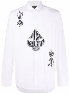 Just Cavalli рубашка с логотипом