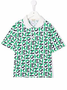 Kenzo Kids рубашка поло с логотипом